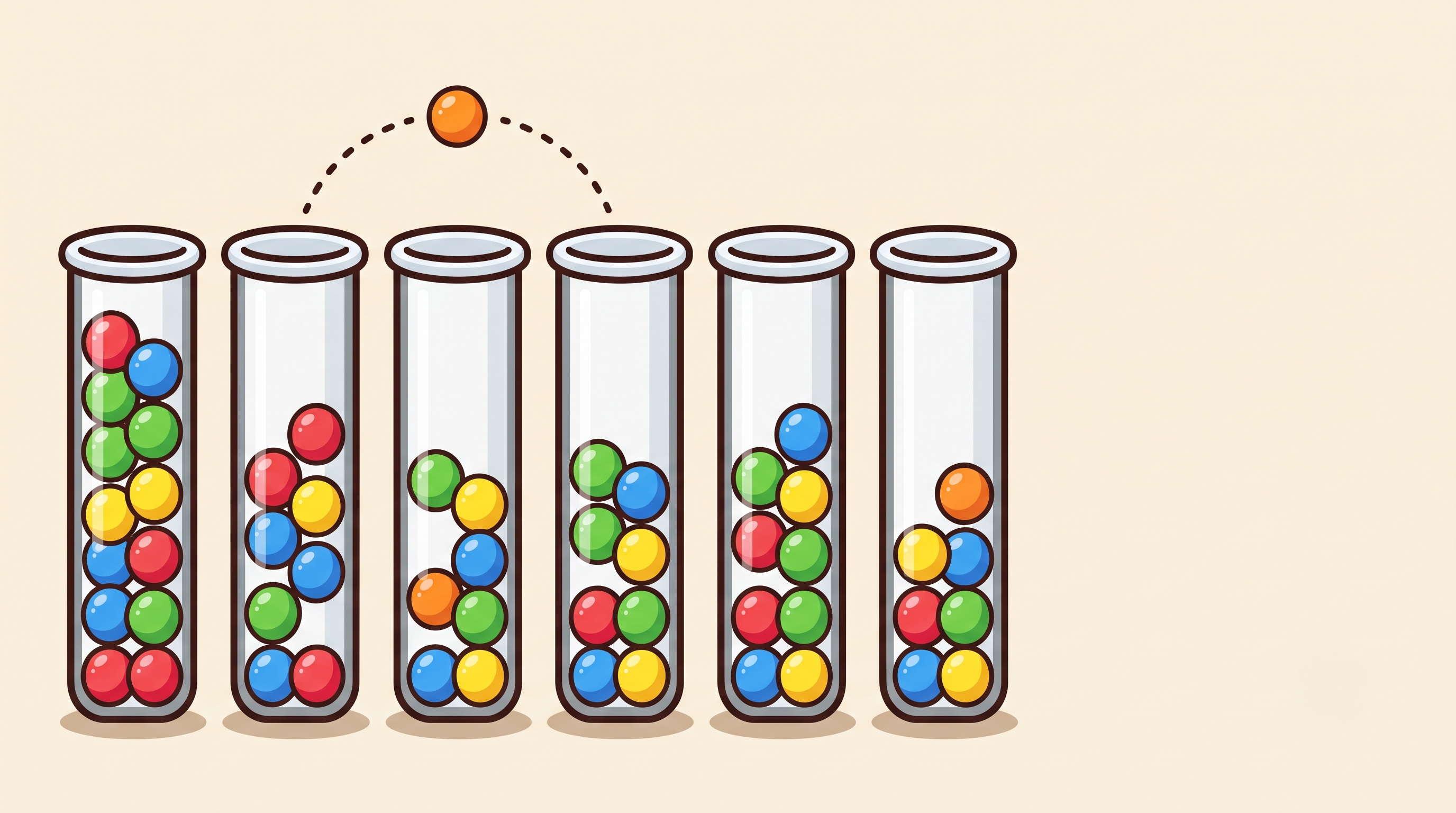 Ball Sort Feature Graphic Cover